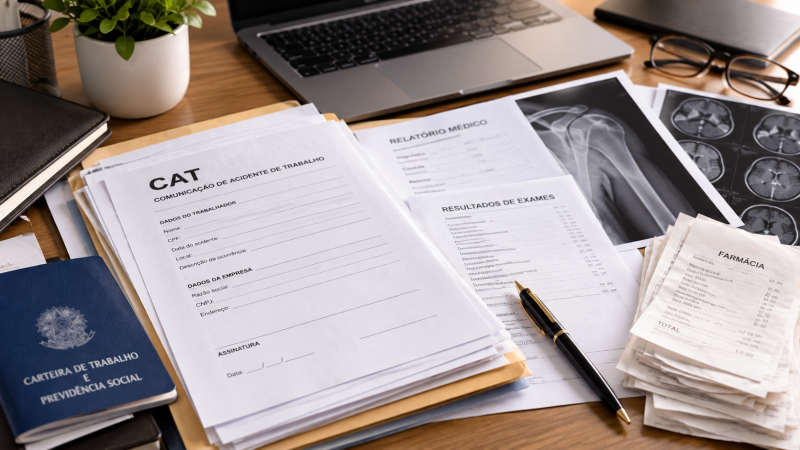 Documentos importantes após acidente de trabalho: o que o trabalhador deve guardar?